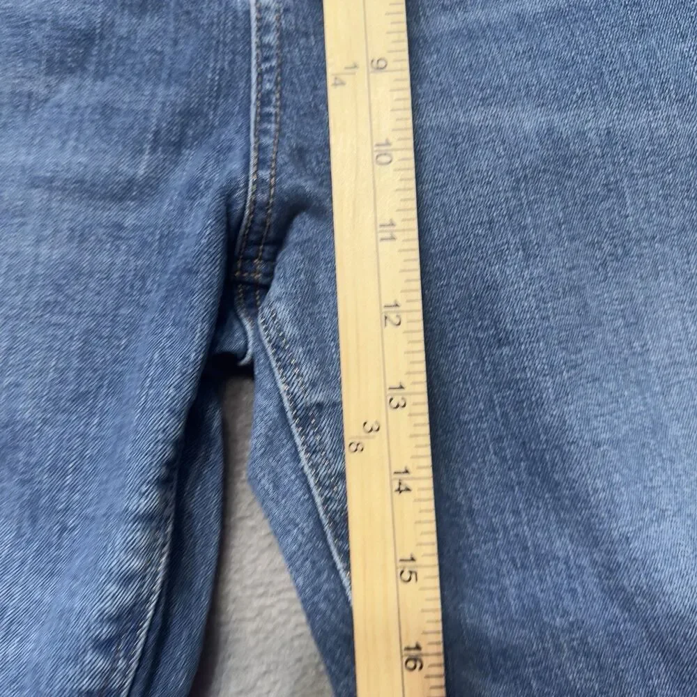 Old Navy Womens 18 Boyfriend Jeans Blue Mid Rise Relaxed Fit Stretch Denim EUC - Picture 7 of 9